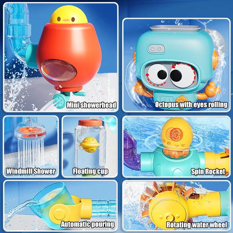 SplashFlow™ Bath Play Set