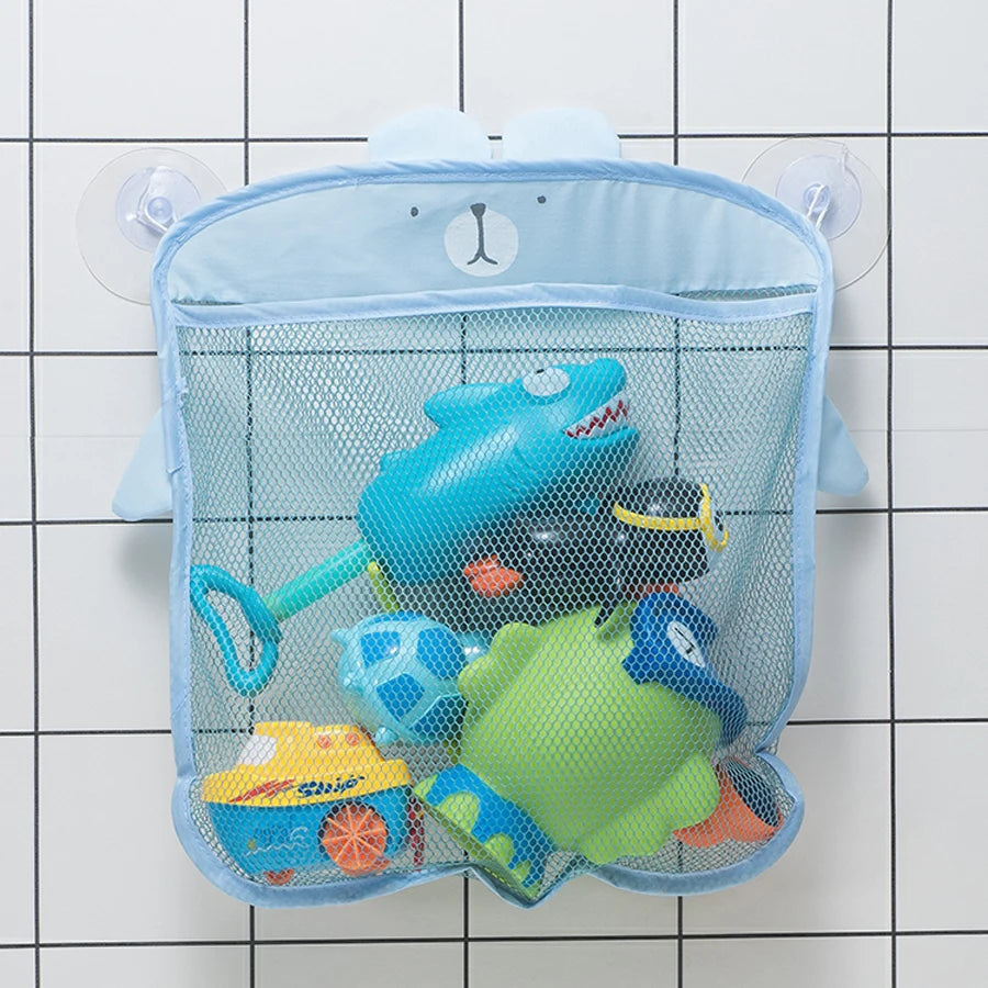 SplashPlay™ Bath Toy Organizer – Mesh Storage Bag for Kids