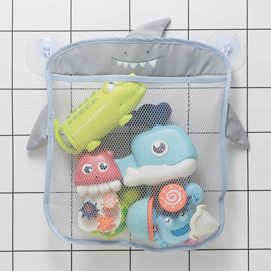 SplashPlay™ Bath Toy Organizer – Mesh Storage Bag for Kids