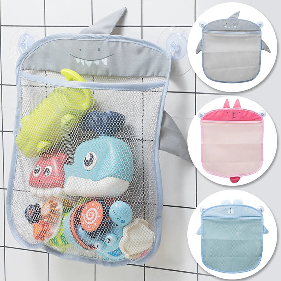 SplashPlay™ Bath Toy Organizer – Mesh Storage Bag for Kids
