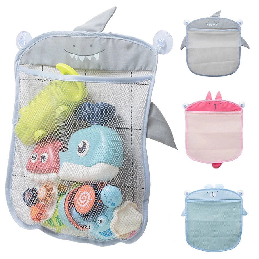 SplashPlay™ Bath Toy Organizer – Mesh Storage Bag for Kids